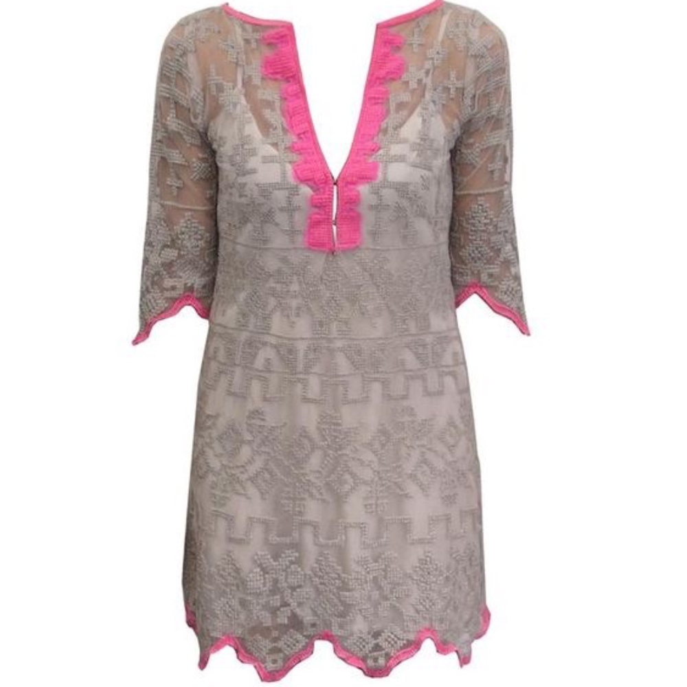 YOANA BARASCHI Mediterranean Cross Stitch Tunic